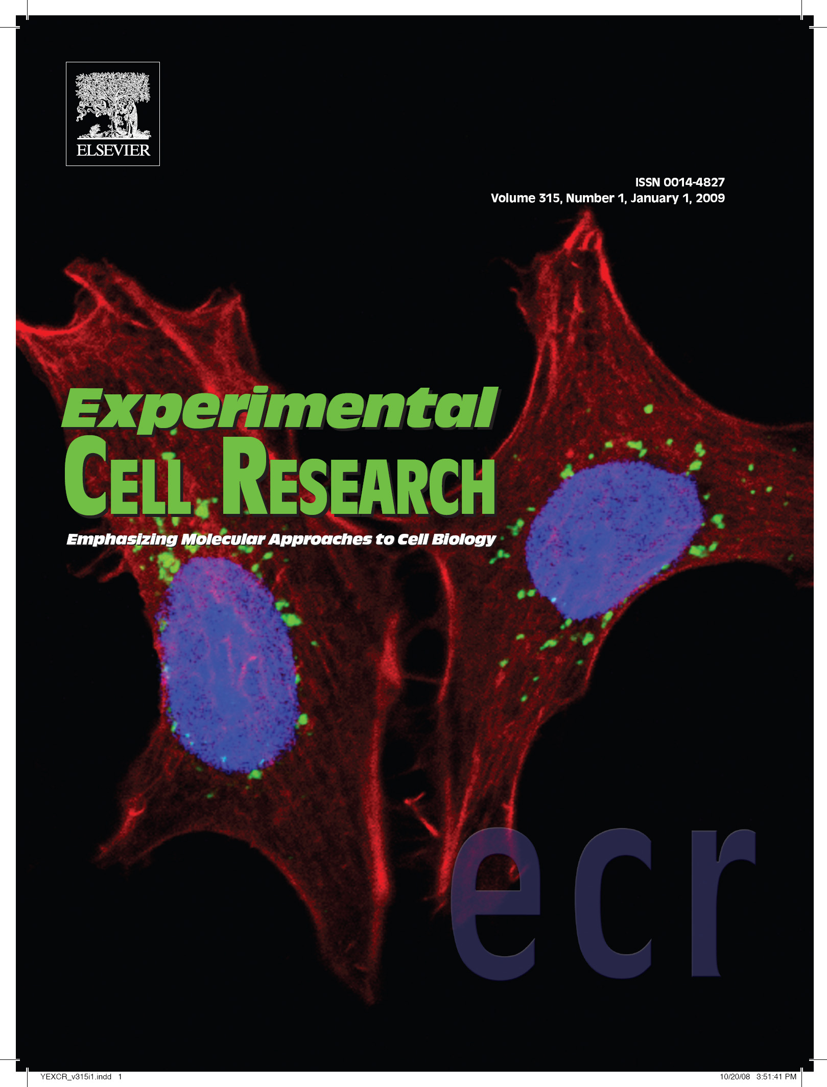 Congratulations! Paper accepted in Experimental Cell Research