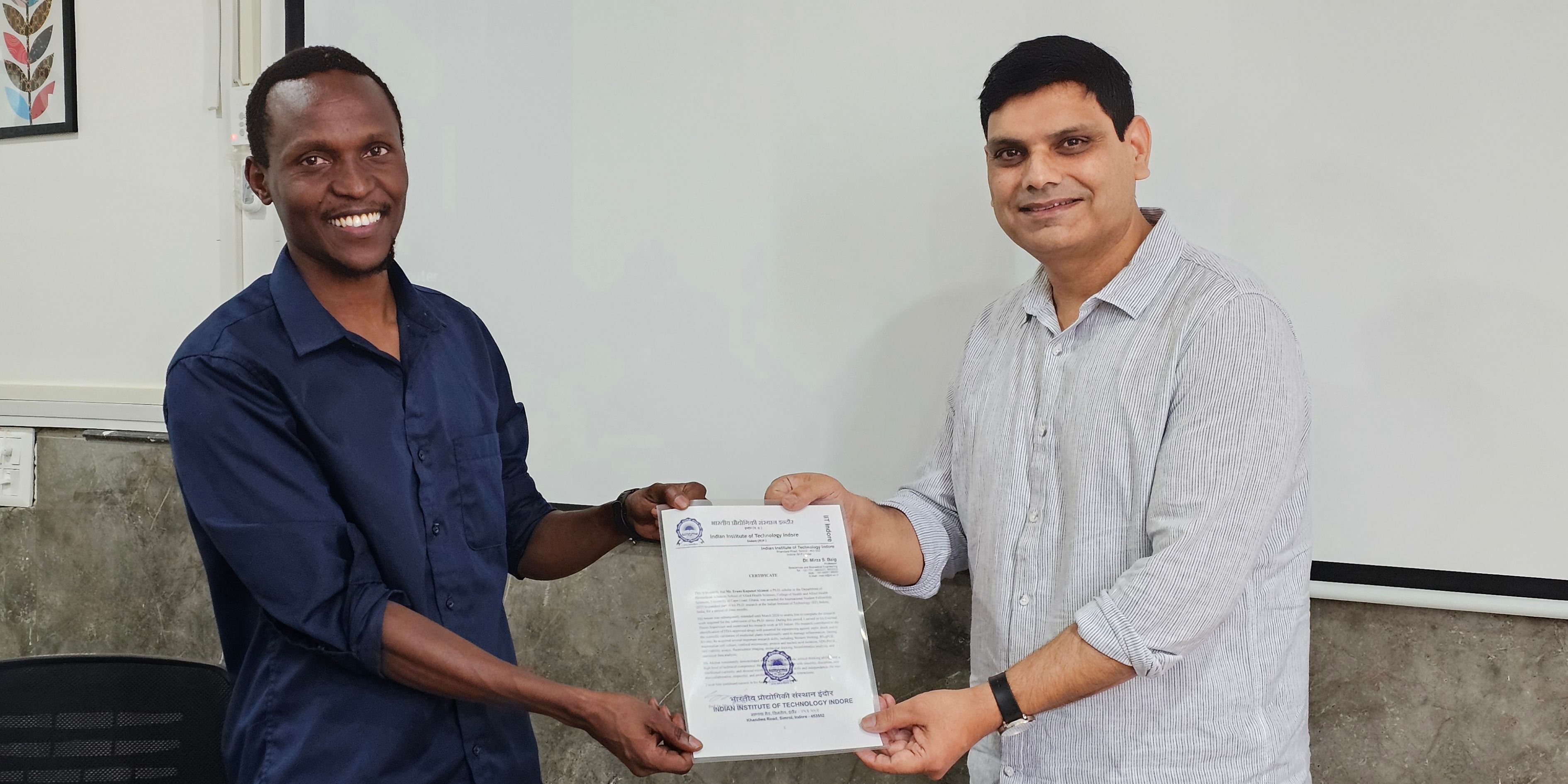 Farewell to Mr. Evans Akimat