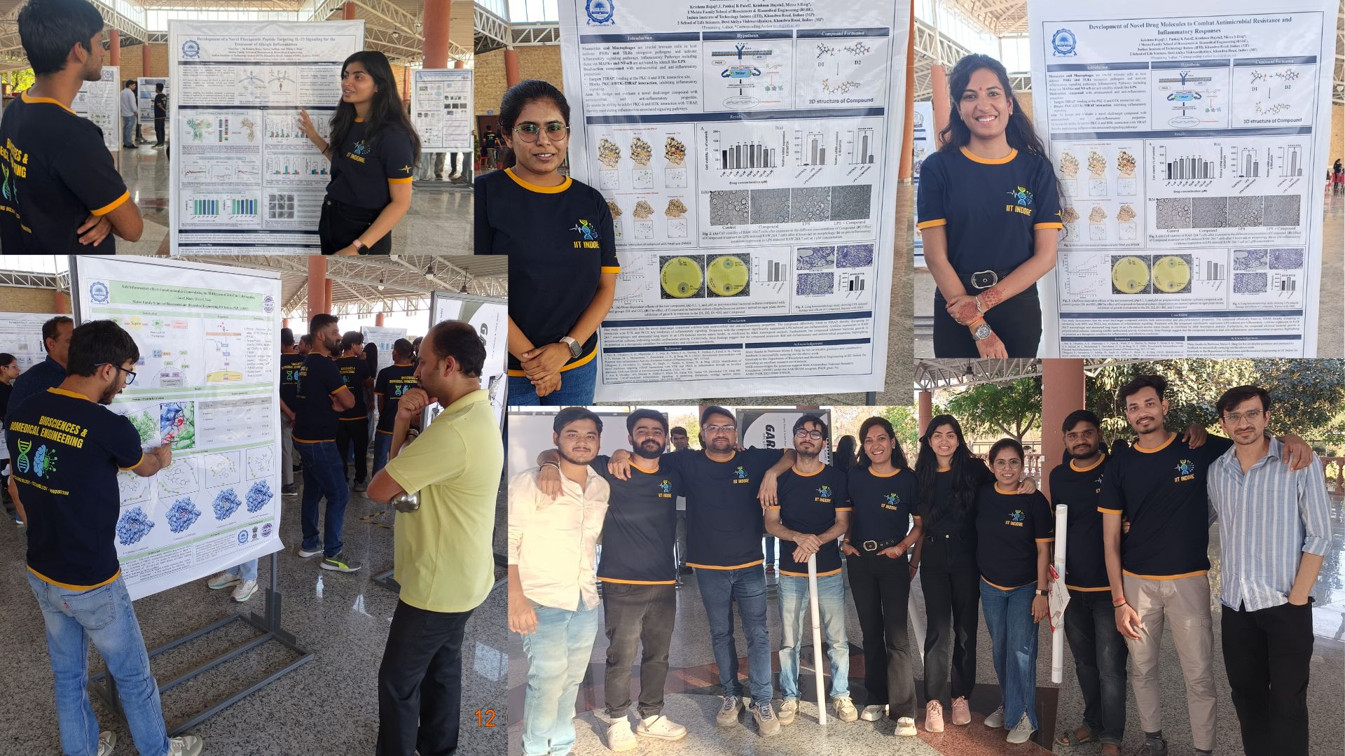 MSB Lab students at the IITI BSBE In-House Symposium 2026