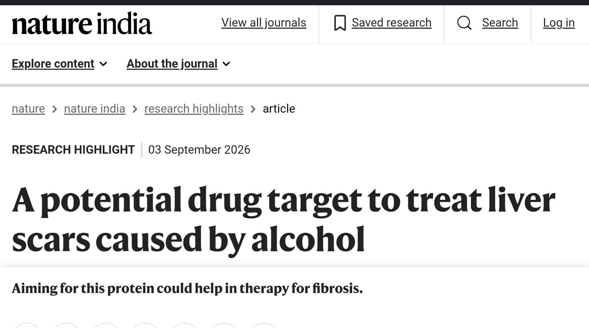 MSB Lab Study Featured in Nature News Research Highlight
